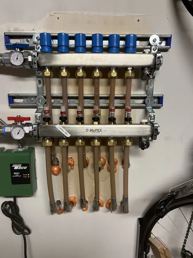 Plumber performing Gas Leak Detection at a residential property in Pepper Pike